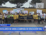 Escolares de Trujillo se unen a campaña de educación vial para mejorar el tránsito