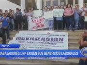 800 Trabajadores de la Universidad Nacional de Piura en Paro Exigen Beneficios Laborales
