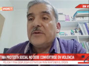 Exministro del Interior, Cluber Aliaga: “Protesta no debe convertirse en violencia”