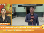 Trujillo: sujetos dispararon arma de fuego al ser intervenidos