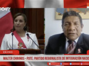 Walter Chirinos: «Boluarte culpó a anterior gobierno pese a que fue parte de este»