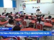 Profesora de Inicial Descubierta con Título Universitario Falso en Chepén