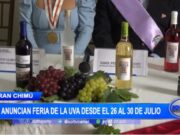 La Libertad: anuncian feria de la uva desde el 26 al 30 de julio