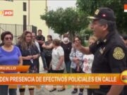 Trujillo: piden presencia de efectivos policiales en calle