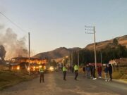 Bus interprovincial terminó calcinado en la carretera de Áncash