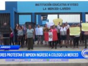 Trujillo: padres protestan e impiden ingreso a colegio La Merced