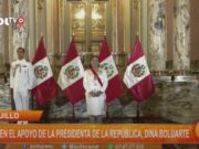 piden el apoyo de la Presidenta de la República, Dina Boluarte