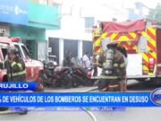 Trujillo: 30% de vehículos de los bomberos se encuentran en desuso
