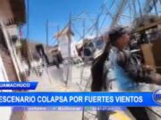 Danza en la Plaza de Armas de Huamachuco Detenida por Colapso de Escenario