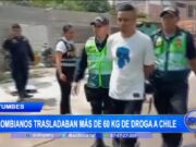 Colombianos Interceptados en Tumbes con 60kg de Droga Destinada a Chile