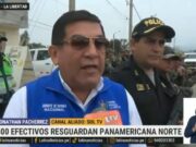 500 efectivos resguardarán Panamericana Norte