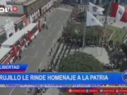 Trujillo le rinde homenaje a la patria