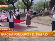 Cajamarca: marchan por la paz y el trabajo