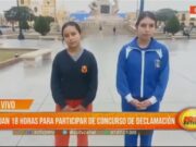 Estudiantes viajan 18 horas para concursar en declamación en La Libertad