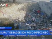 Piura: basura y desagüe son foco infeccioso