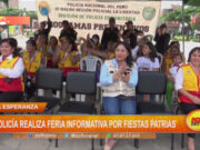 La Esperanza: policía realiza feria informativa por fiestas patrias