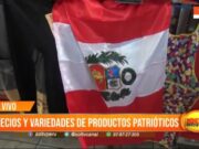 Trujillo: precios y variedades de productos patrióticos