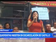 Movilizaciones Masivas Previstas: Izquierdistas Exigen Liberación de Castillo