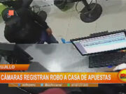 Trujillo: cámaras registran robo a casa de apuestas