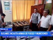 Trujillo: Sucamec incauta armas de fuego y municiones
