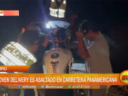 Virú: joven delivery es asaltado en carretera Panamericana Norte