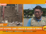 Gerente de Gestión Ambiental Responde Sobre Basura Acumulada en Terreno