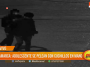 Adolescentes se enfrentan con cuchillos en Cajamarca