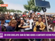 Chiclayo: dan último adiós a cantante Kevin Pedraza