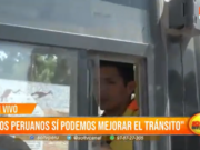 «Los peruanos sí podemos mejorar el tránsito»