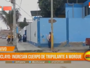 Chiclayo: ingresan cuerpo de tripulante a morgue