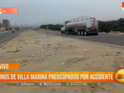 Villa Marina en Peligro: Accidentes frecuentes en Panamericana Norte alertan a vecinos