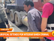 Lambayeque: suboficial detenido por integrar banda criminal