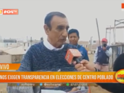 Trujillo: vecinos de Huanchaquito cuestionan transparencia en próximas elecciones