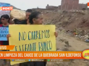 Vecinos de Trujillo exigen limpieza urgente de la quebrada San Ildefonso
