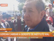 Áncash: acuerdan cambiar a gerente de instituto vial
