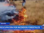 Huaraz: preocupación por incendios forestales