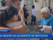 Lambayeque: niña muere en accidente de mototaxi