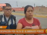 Trujillo: preocupación por falta de alumbrado público