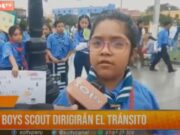 Trujillo: boys scout dirigirán el tránsito