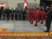 Trujillo: izamiento de pabellón nacional por Santa Rosa de Lima
