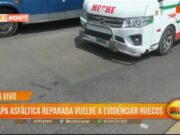 Trujillo: capa asfáltica reparada vuelve a evidenciar huecos