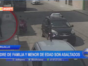 Trujillo: padre de familia y menor de edad son asaltados