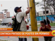 Trujillo: continúa pintado de postes sin permiso