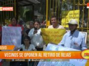 ¡Vecinos en Trujillo rechazan decisión de alcalde sobre retiro de rejas!