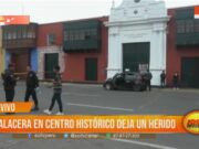 Trujillo: Balacera en Plaza de Armas deja un Herido