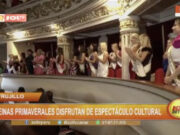 Trujillo: reinas primaverales disfrutan de espectáculo cultural