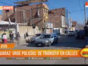 Congestión Persistente en Huaraz: ¡Ausencia Policial Complica Tránsito!
