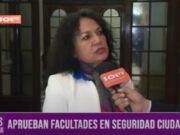 Nacional: aprueban facultades en seguridad ciudadana