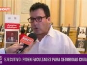 Nacional: piden facultades para seguridad ciudadana