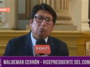 Waldemar Cerrón: «la policía tiene todas las herramientas para enfrentar a la delincuencia»
